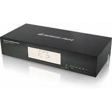 IOGEAR 2-Port Dual View Displayport Secure KVM Switch - 2 Computer(S) - 1 Local User(S) - 3840 X 2160PS/2 Port - 7 X USB - 2 X HDMI - 4 X Displayport
