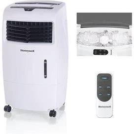 Honeywell White CL25AE 52 Pt. Indoor Evaporative Air Cooler With Remote Control