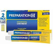 Preparation-H Preparation H Hemorrhoidal Ointment 2 Oz Tubes 2 Ct