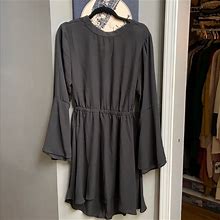 Boohoo Dresses | High Collar Open Back Dress Nwot | Color: Black | Size: 10