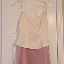 Niki Lavis Dresses | Women Dress Size 4 Petite | Color: Cream/Pink | Size: 4