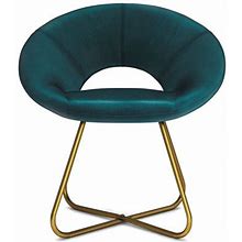 Accent Chair - Simpli Home Barrett Accent Chair Velvet Fabric Velvet In Brown | 31.5 H X 24.4 W X 28 D In | Wayfair C4c5e6bcfc816af4b2971b5d9d6194f0
