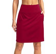 G Gradual 20" Golf Skorts Skirts For Women With 7 Pockets Knee Length Skort Athletic Modest Long Tennis Skirts For Women