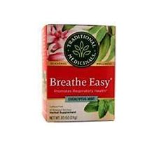 Organic Seasonal Wellness Tea Breathe Easy - Eucalyptus Mint 16 Pckts