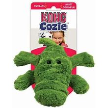 KONG Cozie Ali The Alligator Dog Toy Medium Green