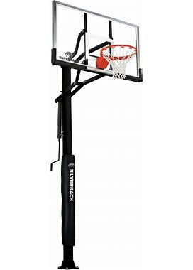 Silverback In-Ground Basketball Hoops, Adjustable Height Tempered Glass Backboard And Pro-Style Flex Rim. - Multiple Styles Available