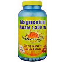 Nature's Life Renewing Magnesium Malate 200 Mg - 250 Tablets