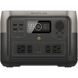 Ecoflow River 2 Max Portable Power Station, Solar Generator For Home And Outdoor