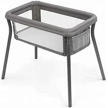 Chicco Lullago Anywhere Portable Bedside Bassinet - Sandstone (Grey)