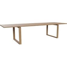Fritz Hansen Essay Dining Table In Brown, Size Large: 124.8" W