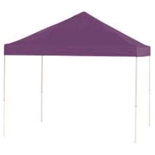 Shelterlogic HD Series Straight-Leg Pop-Up Canopy - Purple - 10' X 10'