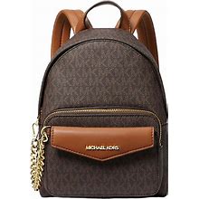 Michael Kors Maisie Extra-Small Logo 2-In-1 Backpack (Brown Signature)