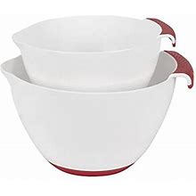 LINDEN SWEDEN - Multipurpose Mixing Bowls With Handles - Set Of 2 - Baking & Kitchen Essentials - Doubles As Salad Bowl - Dishwasher & Microwave