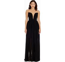 Dress The Population Women's Eleanor Strapless Gown - Black