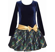 Girls 4-20 Bonnie Jean Sparkle Dress In Regular & Plus Size