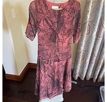 H&M Dresses | H&M Printed Dress | Color: Pink | Size: 6