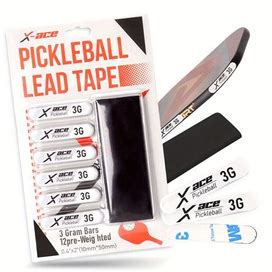 Pickleball Lead Tape, Weighted Tape For Pickleball Paddles , Adhesive Strips For Edge Guard, Pickleball Practice Accessory,Handpicked,Temu