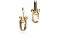 Tiffany Hardwear Large Link Earrings In Yellow Gold