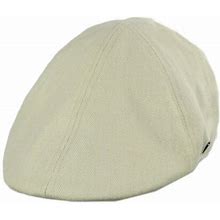Jaxon Hats Cotton Twill Duckbill Cap: SIZE: M Beige