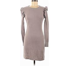Lulus Casual Dress: Gray Dresses - Women's Size Medium