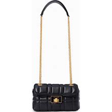 Kate Spade New York Evelyn Quilted Leather Small Shoulder Crossbody - Black