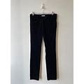 Isabel Marant Women's Corduroy Black Slim Skinny Pants Size EU 38 US 6 W 28