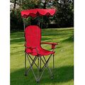 Beach Chair With Canopy Shade, Folding Lawn Chair With Unmbrella Cup Holder & Carry Bag, Portable Sunshade Chair For Adults For Outdoor Travel Hiking