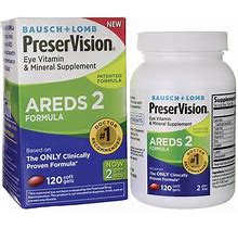 Bausch & Lomb Preservision Areds 2 Vitamin | 120 Soft Gels