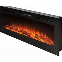 Sideline 50" Recessed Electric Fireplace By Touchstone 80004, No