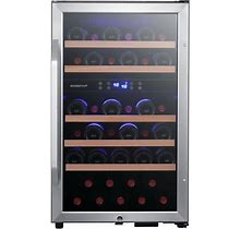 Edgestar 20 Inch Wide 38 Bottle Capacity Free Standing Wine Cooler - Stainless Steel