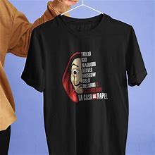 Gildan ( Size--- S- 5XL )Best Popular Clothing La Casa De Papel Unisex Best Tshirt And - New Vintage & Collectibles | Color: Black | Size: S