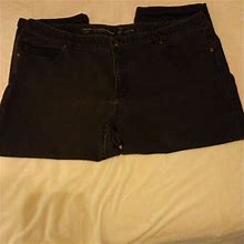 Coldwater Creek Pants & Jumpsuits | Coldwater Creek Black Cropped Pants. Size 18. | Color: Black | Size: 18