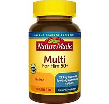Nature Made Multi For Him 50+ Dietary Supplement Tablets 90 Ea
