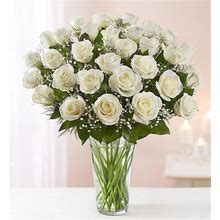 Ultimate Elegance Premium Long Stem White Roses 36 Stems White | 1-800-Flowers Flowers Delivery