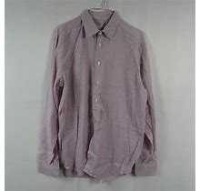 Prada Shirts | F466 Prada Pink Purple Plaid Dress Shirt | Color: Pink/Purple | Size: 44