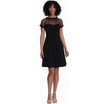 Maggy London Women's Illusion Dress Occasion Event Party Holiday Cocktail Guest Of Wedding.