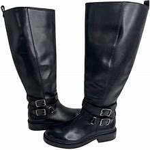 Sam Edelman Freda Tall Leather Riding Boots Women's Size 6.5m