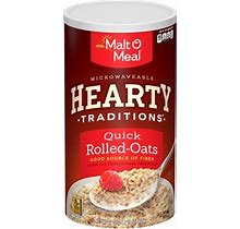 Malt-O-Meal Hearty Traditions Quick Rolled-Oats 42 Oz. Canister