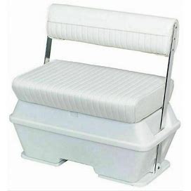 Wise 50 Quart Swingback Cooler Boat Seat With Aluminum Arms Boat
