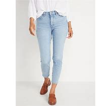 Old Navy High-Waisted OG Straight Button-Fly Extra-Stretch Jeans For Women