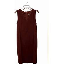 Ann Taylor Dresses | Womens Ann Taylor Sleeveless Dress Size 0 | Color: Purple/Red | Size: 0