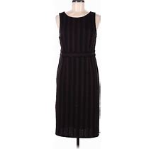 Philosophy Republic Clothing Casual Dress - Sheath Scoop Neck Sleeveless: Burgundy Solid Dresses - Women's Size Medium