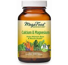 Megafood Calcium & Magnesium, Essential Mineral Supplement, 90 Tablets