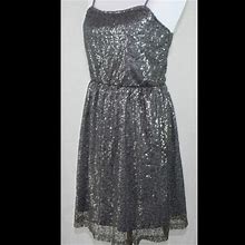Issi Dresses | Silver Sequin Mini Dress | Color: Silver | Size: S