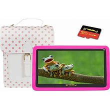Linsay Unisex Kids Pink Kids' 7" Tablet With Case, Kids' Bag & Microsd Card, Wi-Fi, Gb Ram, 64Gb Android 13, (F7uhdkidspibsd) Size 2
