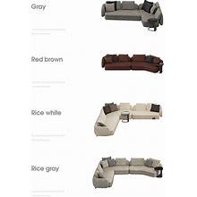 The Latest Design Modern Sofa Set Furniture Living Room Luxury Science And Technology Fabric Segmented Sofa Optional