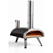 Ooni Black Fyra Outdoor Home Pizza Oven In At