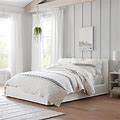 Jamie Slipcovered Classic Bed, Full, Washed Grainsack Flax
