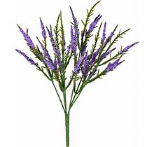Vickerman Fi190266 13" Artificial Purple Blazing Star Bush Pack Of 3, Artificial Flowers
