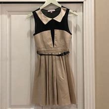 Asos Dresses | Asos Contrast Dress | Color: Black/Cream | Size: 6P